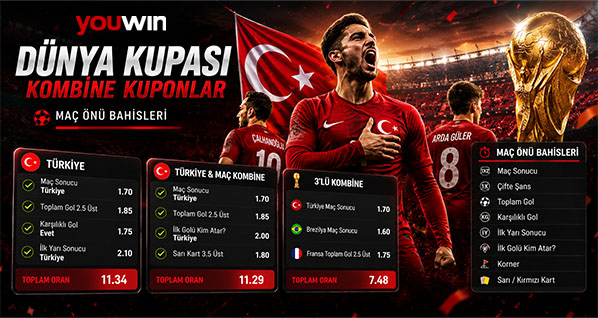 Dünya kupası heyecanını Youwin ile yaşayın